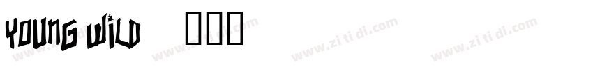 Young Wild字体转换